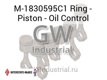 Ring - Piston - Oil Control — M-1830595C1