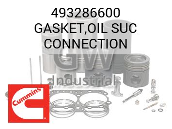 GASKET,OIL SUC CONNECTION — 493286600