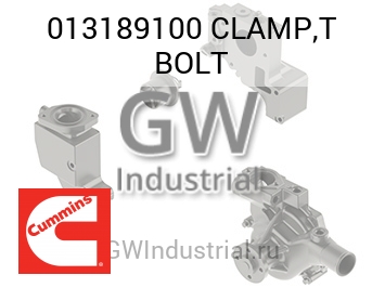 CLAMP,T BOLT — 013189100