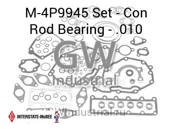 Set - Con Rod Bearing - .010 — M-4P9945
