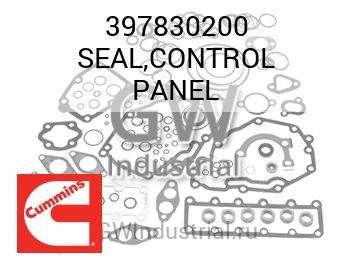 SEAL,CONTROL PANEL — 397830200