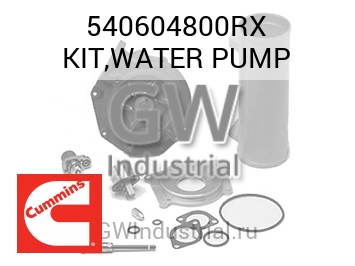 KIT,WATER PUMP — 540604800RX