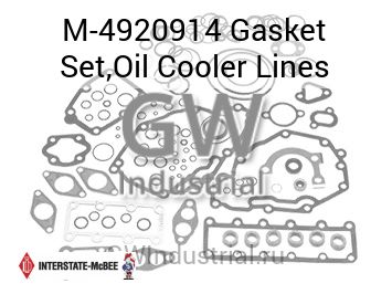 Gasket Set,Oil Cooler Lines — M-4920914