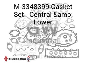 Gasket Set - Central & Lower — M-3348399