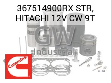 STR, HITACHI 12V CW 9T — 367514900RX