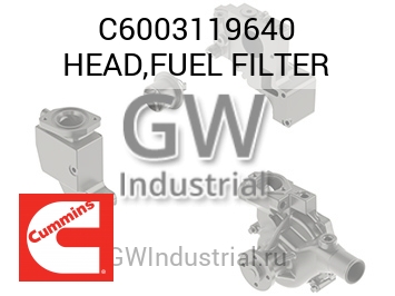 HEAD,FUEL FILTER — C6003119640