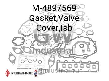 Gasket,Valve Cover,Isb — M-4897569