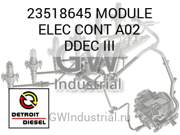 MODULE ELEC CONT A02 DDEC III — 23518645