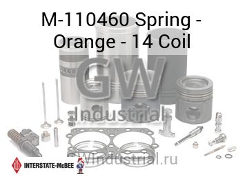 Spring - Orange - 14 Coil — M-110460