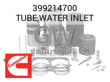 TUBE,WATER INLET — 399214700