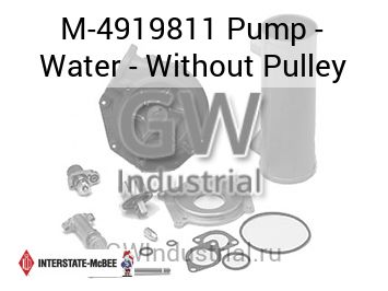 Pump - Water - Without Pulley — M-4919811