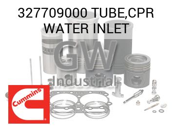 TUBE,CPR WATER INLET — 327709000