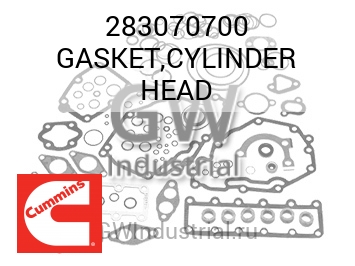 GASKET,CYLINDER HEAD — 283070700