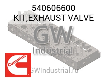 KIT,EXHAUST VALVE — 540606600