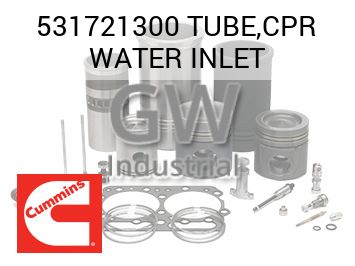 TUBE,CPR WATER INLET — 531721300