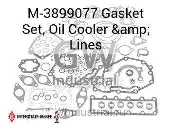Gasket Set, Oil Cooler & Lines — M-3899077
