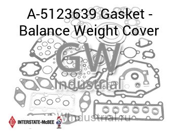 Gasket - Balance Weight Cover — A-5123639
