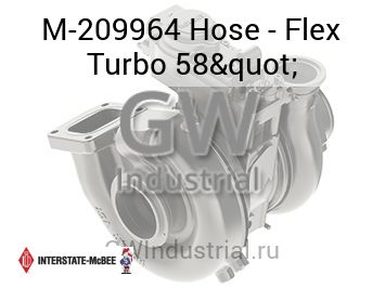 Hose - Flex Turbo 58" — M-209964