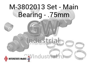 Set - Main Bearing - .75mm — M-3802013