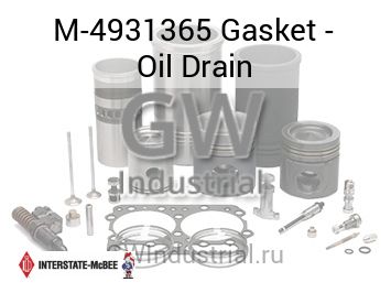 Gasket - Oil Drain — M-4931365