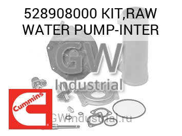KIT,RAW WATER PUMP-INTER — 528908000