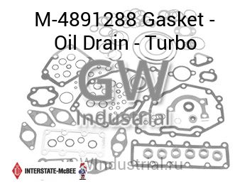 Gasket - Oil Drain - Turbo — M-4891288