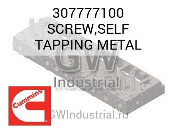 SCREW,SELF TAPPING METAL — 307777100