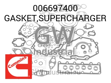 GASKET,SUPERCHARGER — 006697400