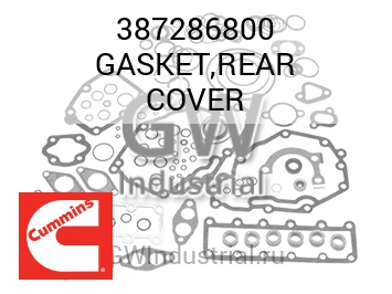 GASKET,REAR COVER — 387286800