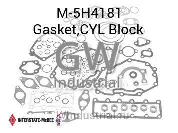 Gasket,CYL Block — M-5H4181
