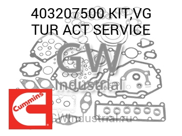 KIT,VG TUR ACT SERVICE — 403207500