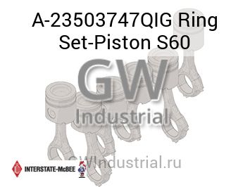 Ring Set-Piston S60 — A-23503747QIG