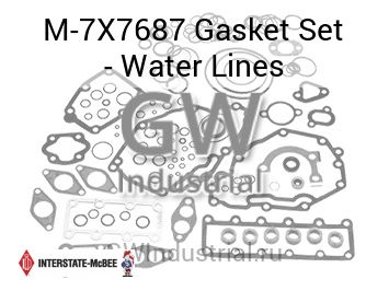 Gasket Set - Water Lines — M-7X7687
