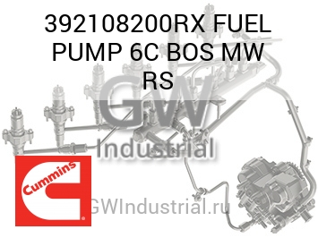 FUEL PUMP 6C BOS MW RS — 392108200RX