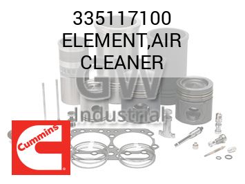 ELEMENT,AIR CLEANER — 335117100