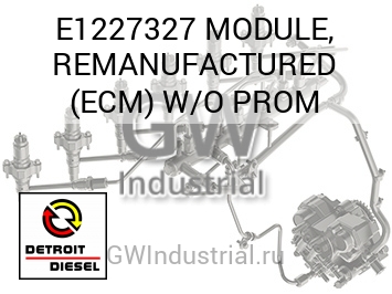 MODULE, REMANUFACTURED (ECM) W/O PROM — E1227327
