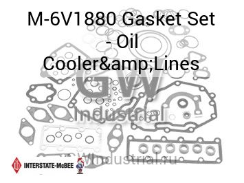 Gasket Set - Oil Cooler&Lines — M-6V1880