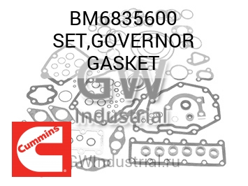 SET,GOVERNOR GASKET — BM6835600