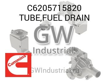 TUBE,FUEL DRAIN — C6205715820