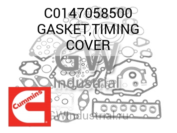 GASKET,TIMING COVER — C0147058500