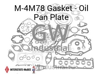 Gasket - Oil Pan Plate — M-4M78