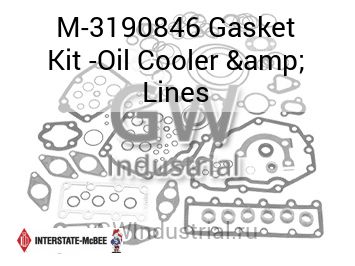 Gasket Kit -Oil Cooler & Lines — M-3190846