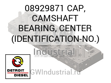 ВКЛАДЫШ РАСПРЕДВАЛА (КОЛПАЧОК ЦЕНТРАЛЬН.) IDENTIFICATION