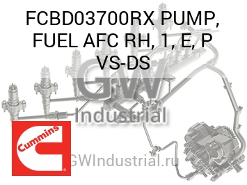 PUMP, FUEL AFC RH, 1, E, P VS-DS — FCBD03700RX