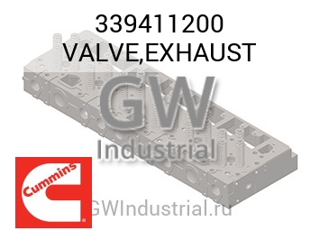 VALVE,EXHAUST — 339411200