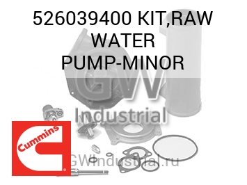 KIT,RAW WATER PUMP-MINOR — 526039400