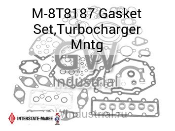 Gasket Set,Turbocharger Mntg — M-8T8187