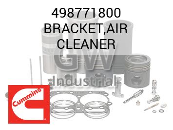 BRACKET,AIR CLEANER — 498771800