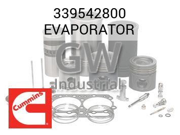EVAPORATOR — 339542800