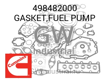 GASKET,FUEL PUMP — 498482000